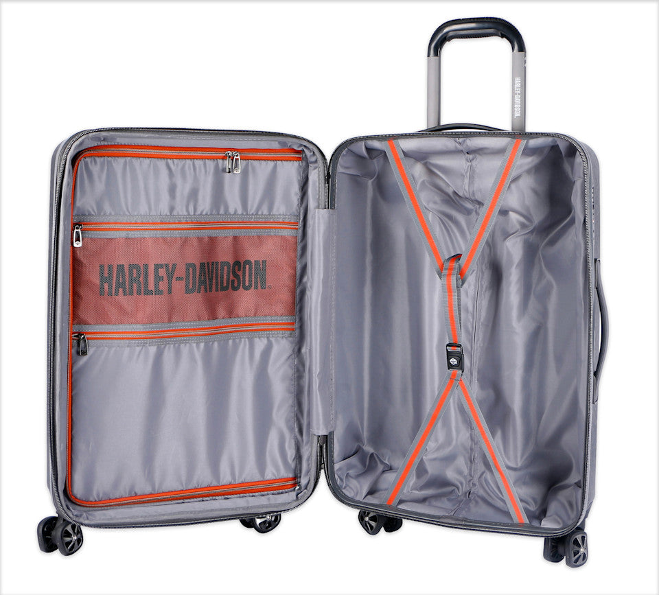Harley-Davidson® Cruiser Hardside Luggage - 3 Piece Set - Graphite