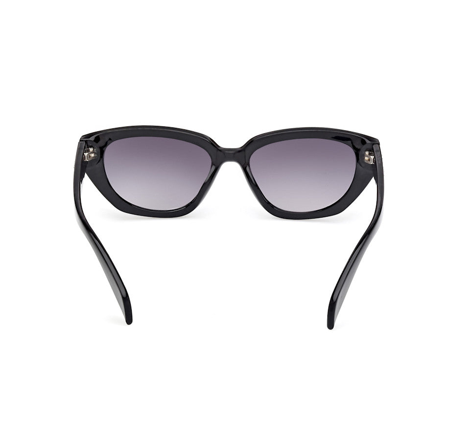 Harley-Davidson® Women's Cat Eye Sunglasses - Black Frame - Smoke Gradient Lens