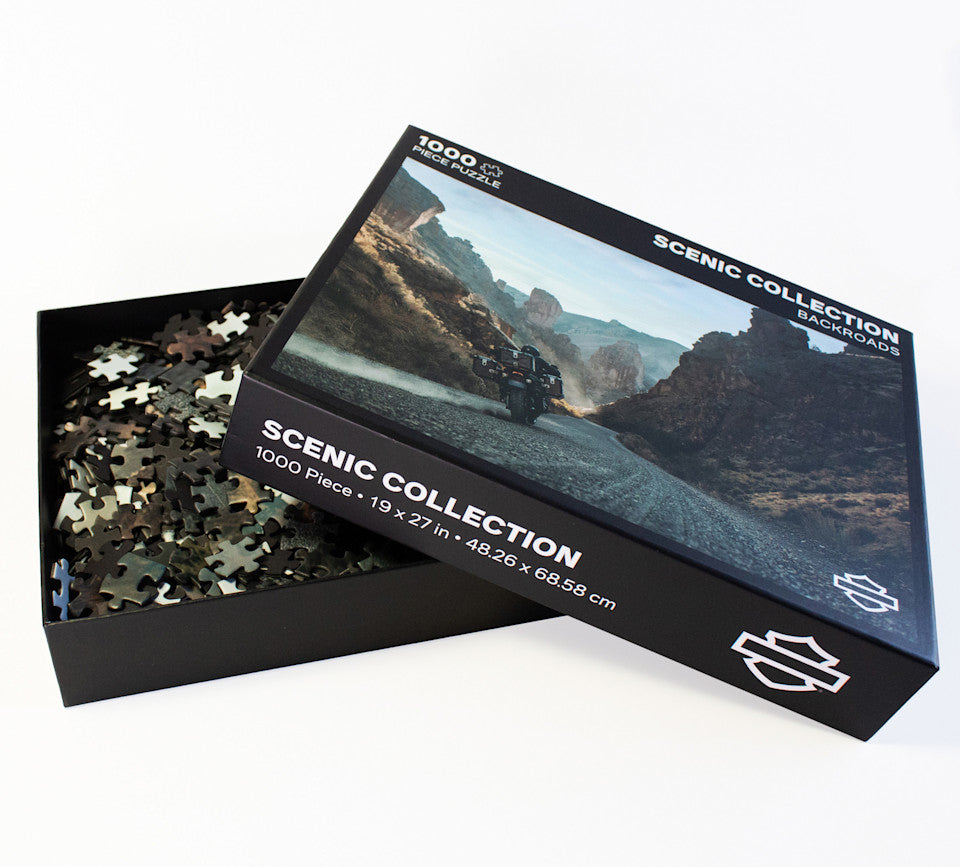 Harley-Davidson® Scenic Collection Backroads Puzzle