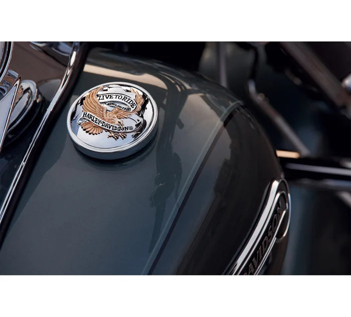 Harley-Davidson® Live To Ride Fuel Cap Medallion