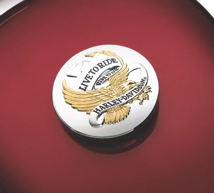 Harley-Davidson® Live To Ride Fuel Cap Medallion