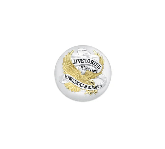 Harley-Davidson® Live To Ride Fuel Cap Medallion