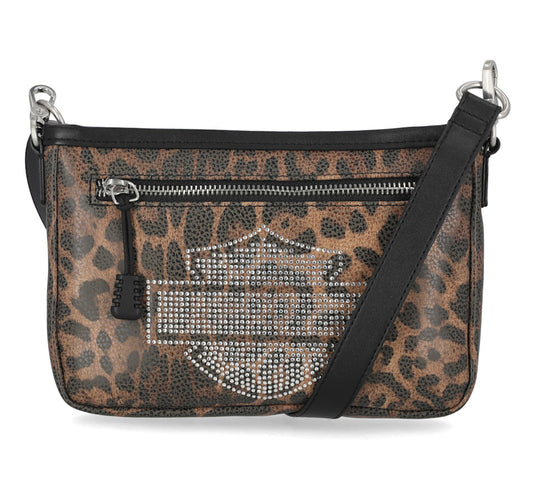 Harley-Davidson® Leopard Rhinestone Hip Bag