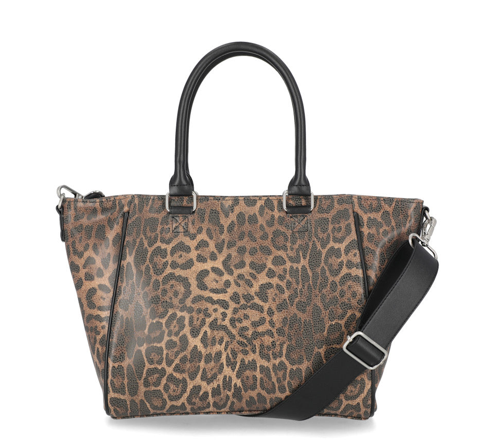 Harley-Davidson® Leopard Rhinestone Satchel Bag