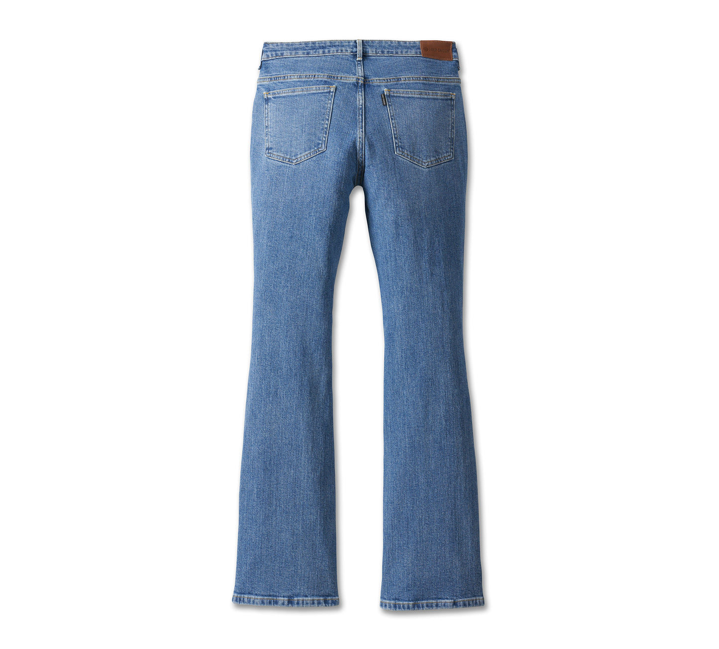 Harley-Davidson® Women's High Rise Boot Cut Jeans - Medium Indigo