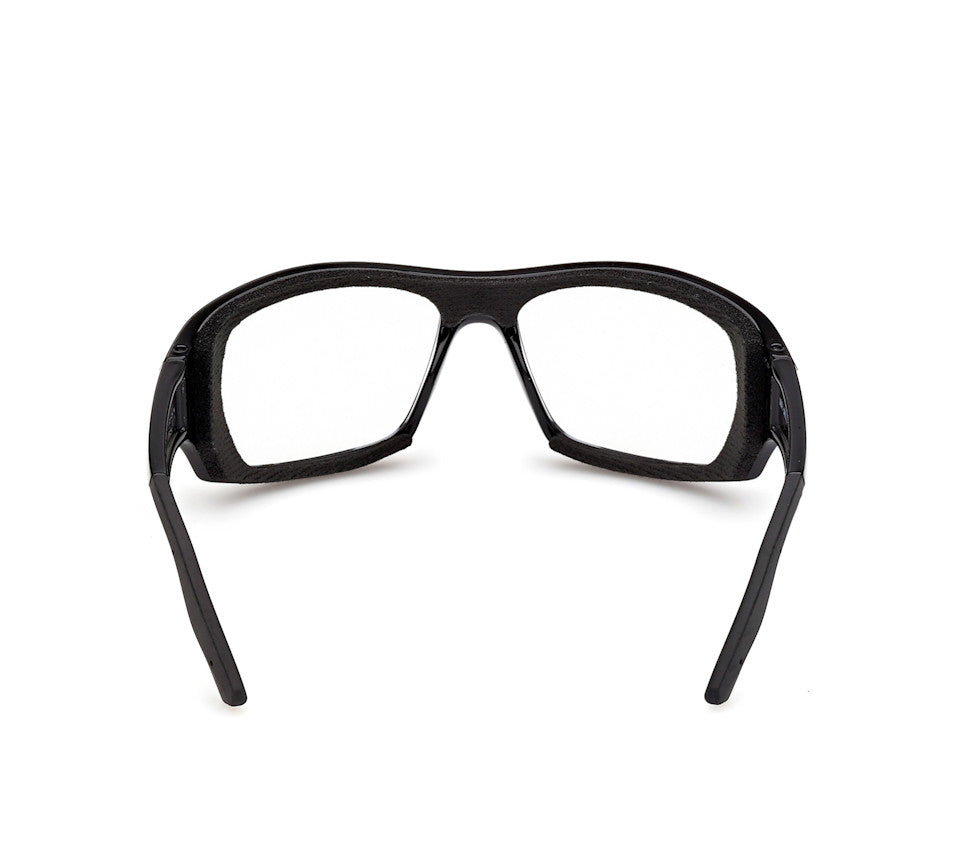 Harley-Davidson® Genuine Motorcycle Riding Glasses - Shiny Black Frame - Clear Polycarbonate Lens