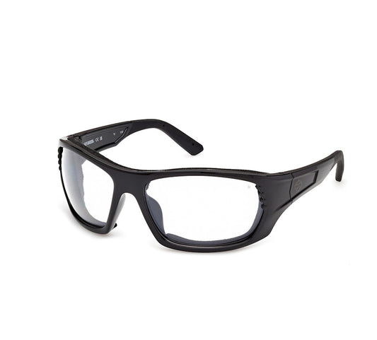 Harley-Davidson® Genuine Motorcycle Riding Glasses - Shiny Black Frame - Clear Polycarbonate Lens