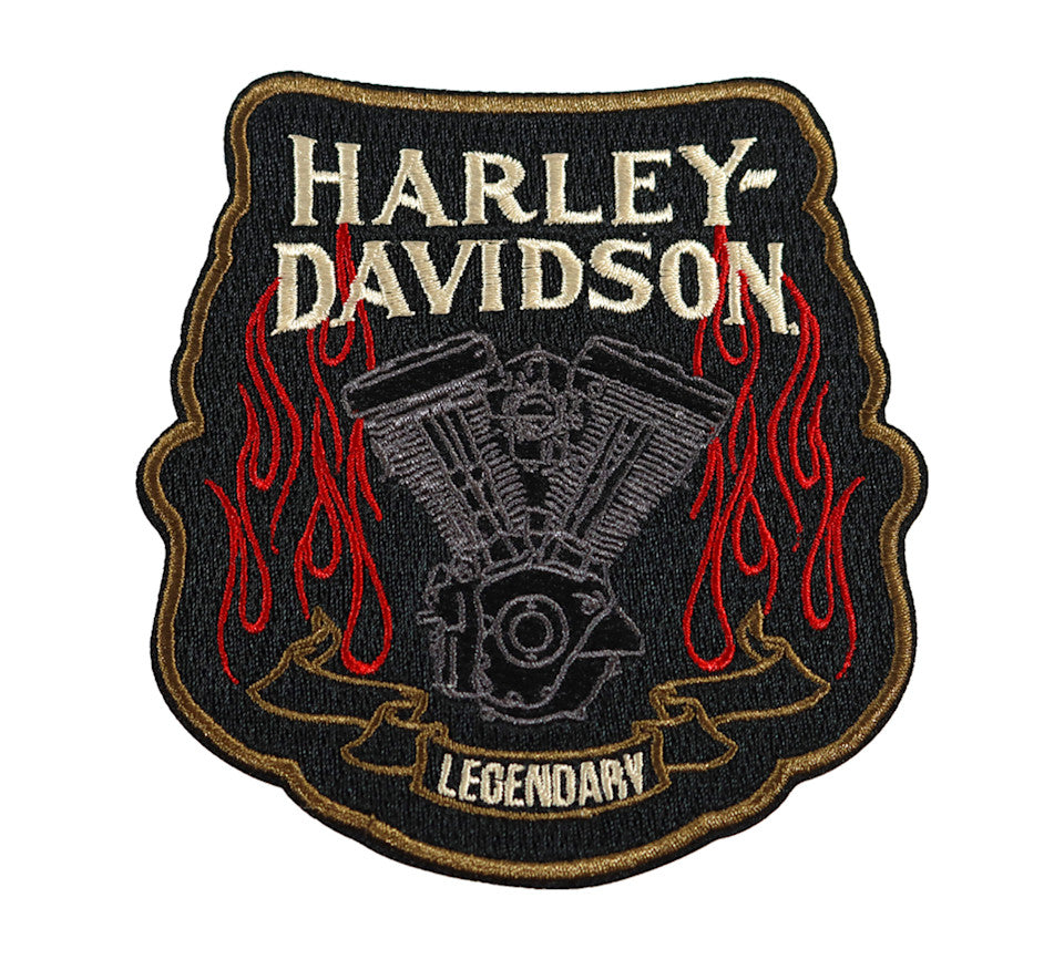 Harley-Davidson® Flame Torque 4" Sew-On Patch