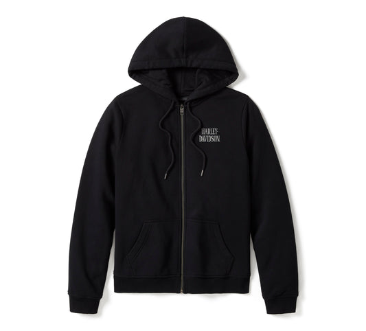 Harley-Davidson® Women's Willie G. Skull Full Fleece Hoodie