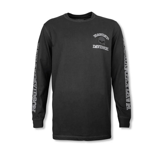 Harley-Davidson® Willie G ™ Skull Long Sleeve Tee - Harley Black