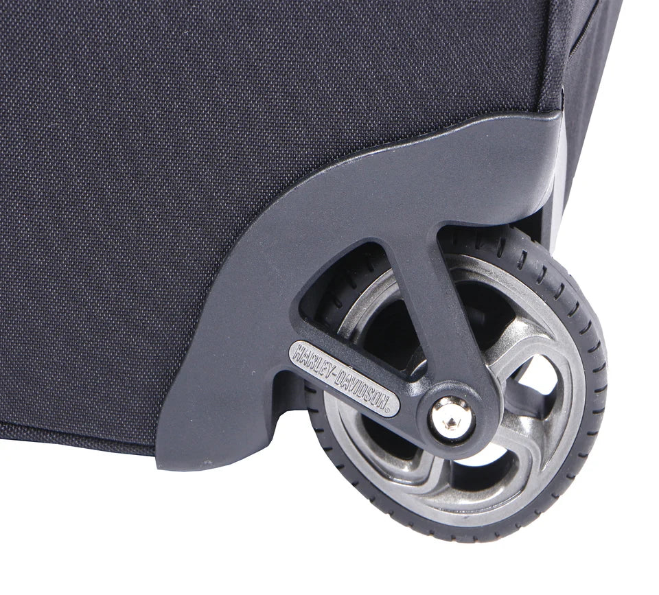 Harley-Davidson® Nomad Wheeling Duffel Bag with Shark Wheels - 25" - Black & Lime