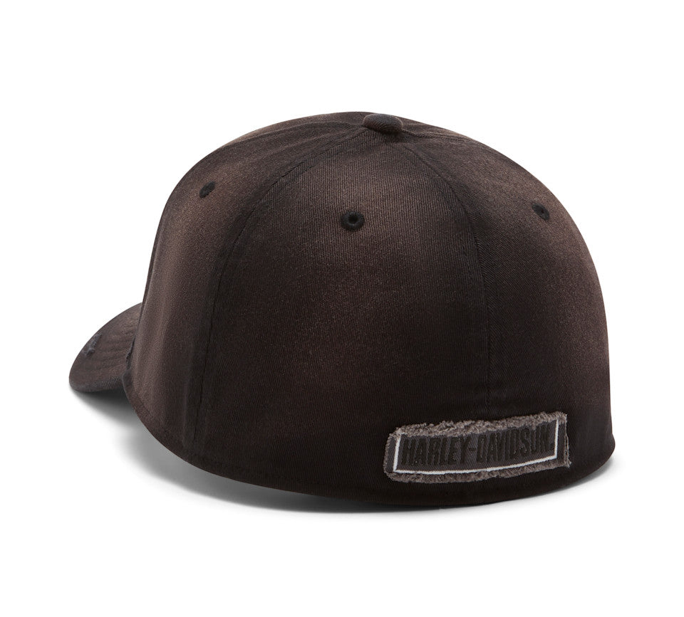 Harley-Davidson® Men's Upright Eagle Patch Softail Stretch Fit Cap