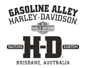 Gasoline Alley Harley-Davidson® Elongated Bar & Shield Dealer Tee - White