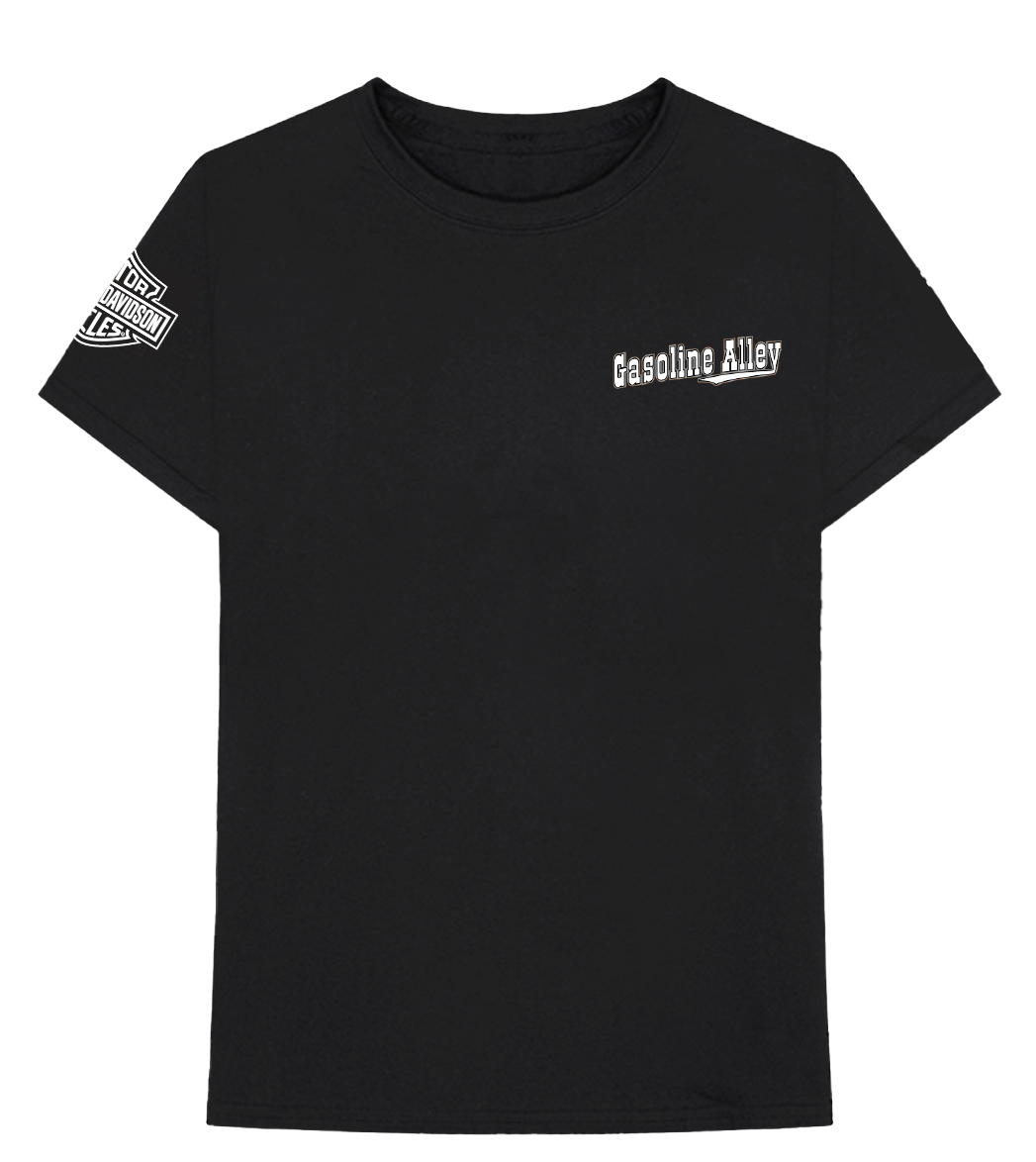 Gasoline Alley Harley-Davidson® Dealer Tee - Black & White
