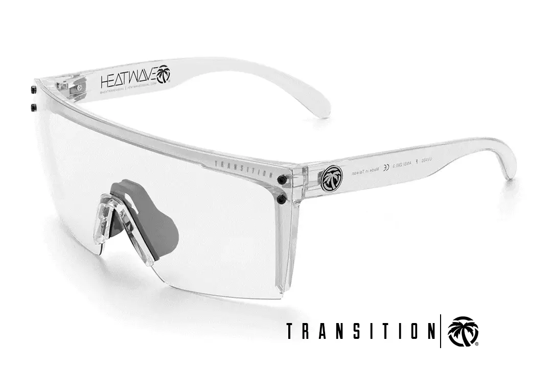 Heat Wave Visual - Lazer Face - Clear Frame - Photochromic Lens