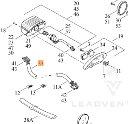 Harley-Davidson® Taillight Wiring Harness - Touring '06-'08