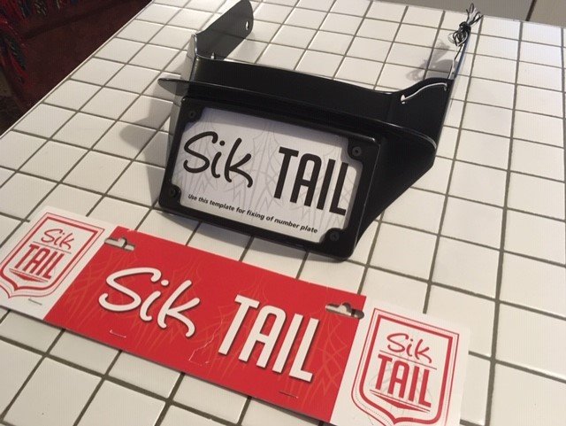 Siktail Tail Tidy 2018+ Breakout - Chrome