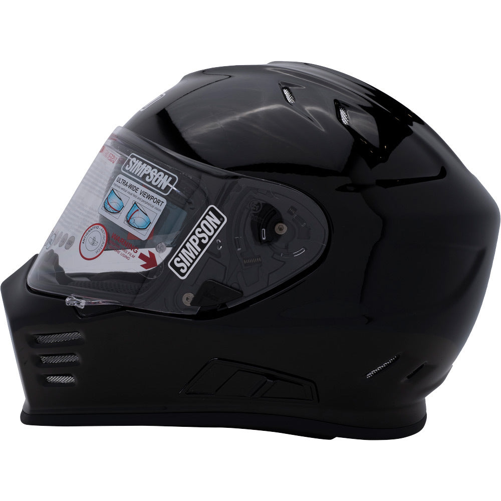 Simpson Ghost Bandit Helmet - Gloss Black XS Only