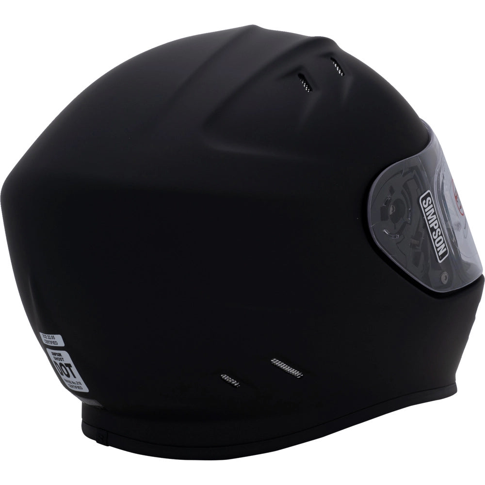 Simpson Ghost Bandit Helmet - Matte Black (XS Only)