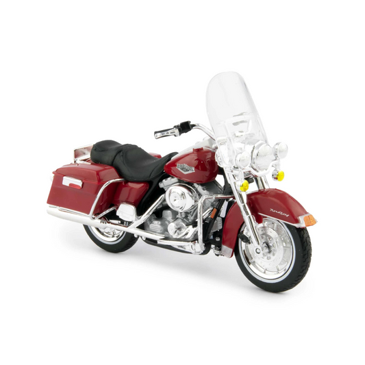 Harley-Davidson® 1:18 Motorcycle - 1999 GLHR Road King - Red