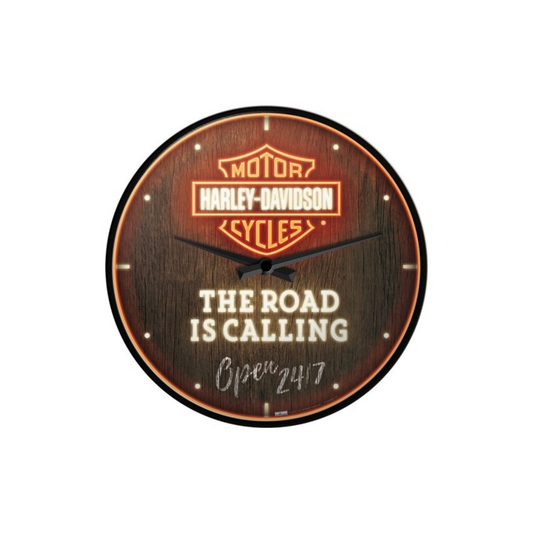 Harley-Davidson® The Road Is Calling Wall Clock