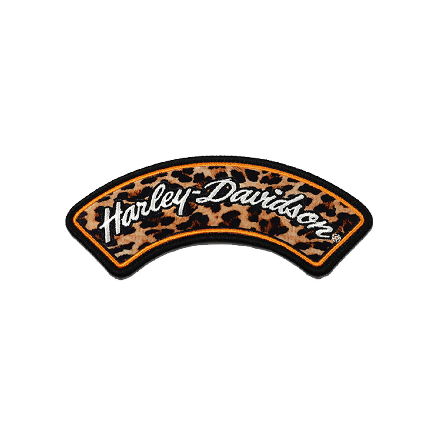Harley-Davidson® 5 inch Embroidered Rockin' Cheetah Gal Emblem Sew-On Patch