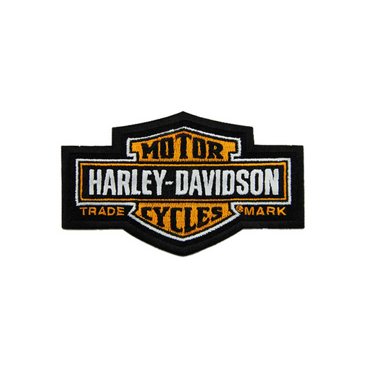 Harley-Davidson® 4.5 inch Embroidered Trademark Bar & Shield Emblem Sew-On Patch