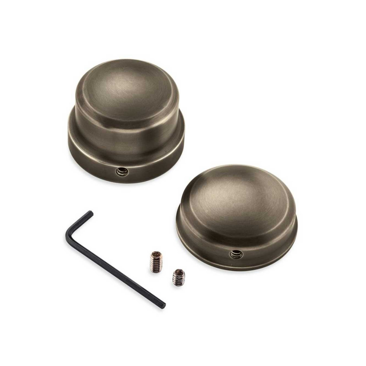 Harley-Davidson® Brass Finish Rear Axle Nut Covers