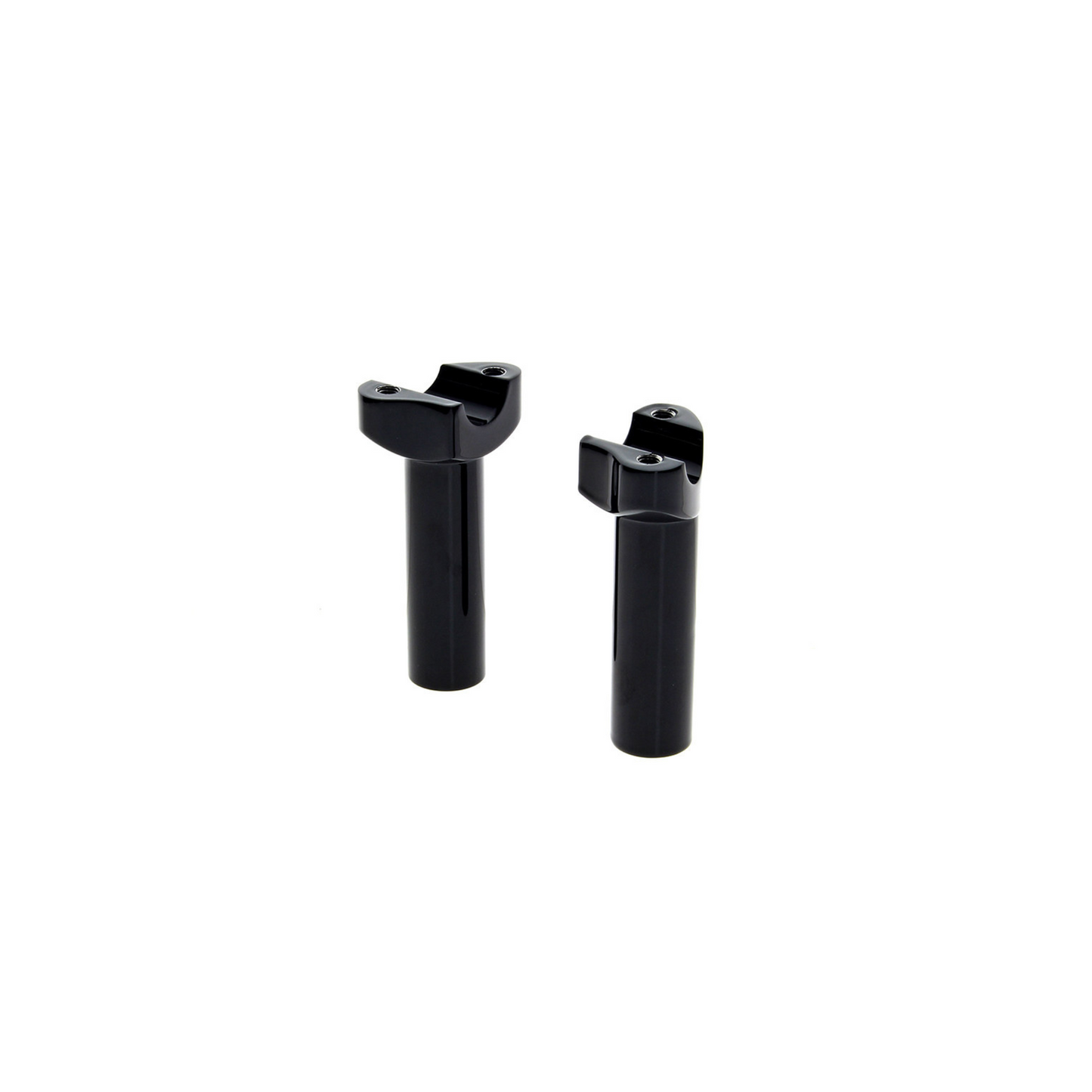 Rollies Risers; 4.5" Straight Risers – Black. Fits 1". Handlebar