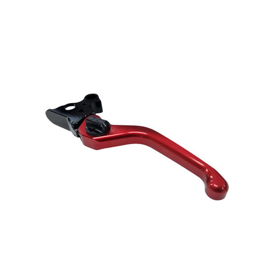 OBERON Harley-Davidson® Standard Adjustable Clutch Lever – Softail 2015 & Up - Red Blade/Black Switches