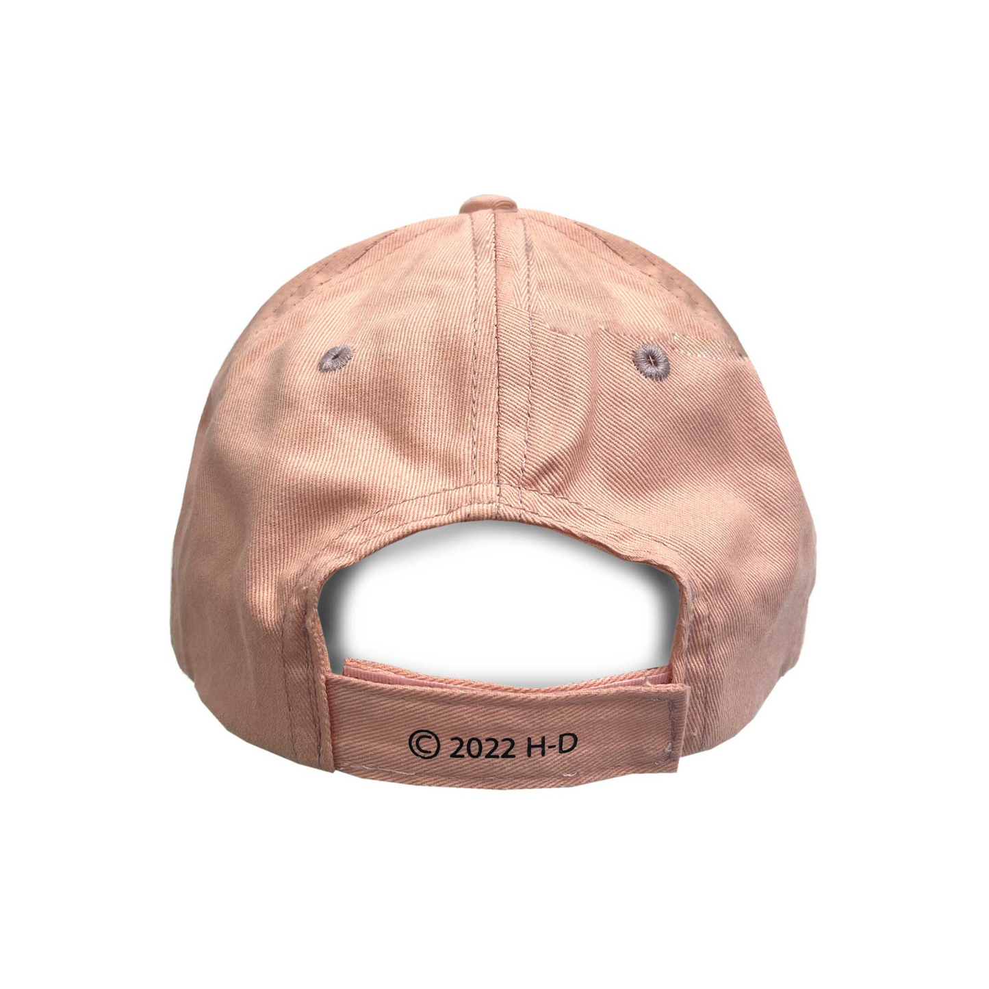 Harley-Davidson® Girls' H-D Twill Adjustable Baseball Cap - Dusty Pink