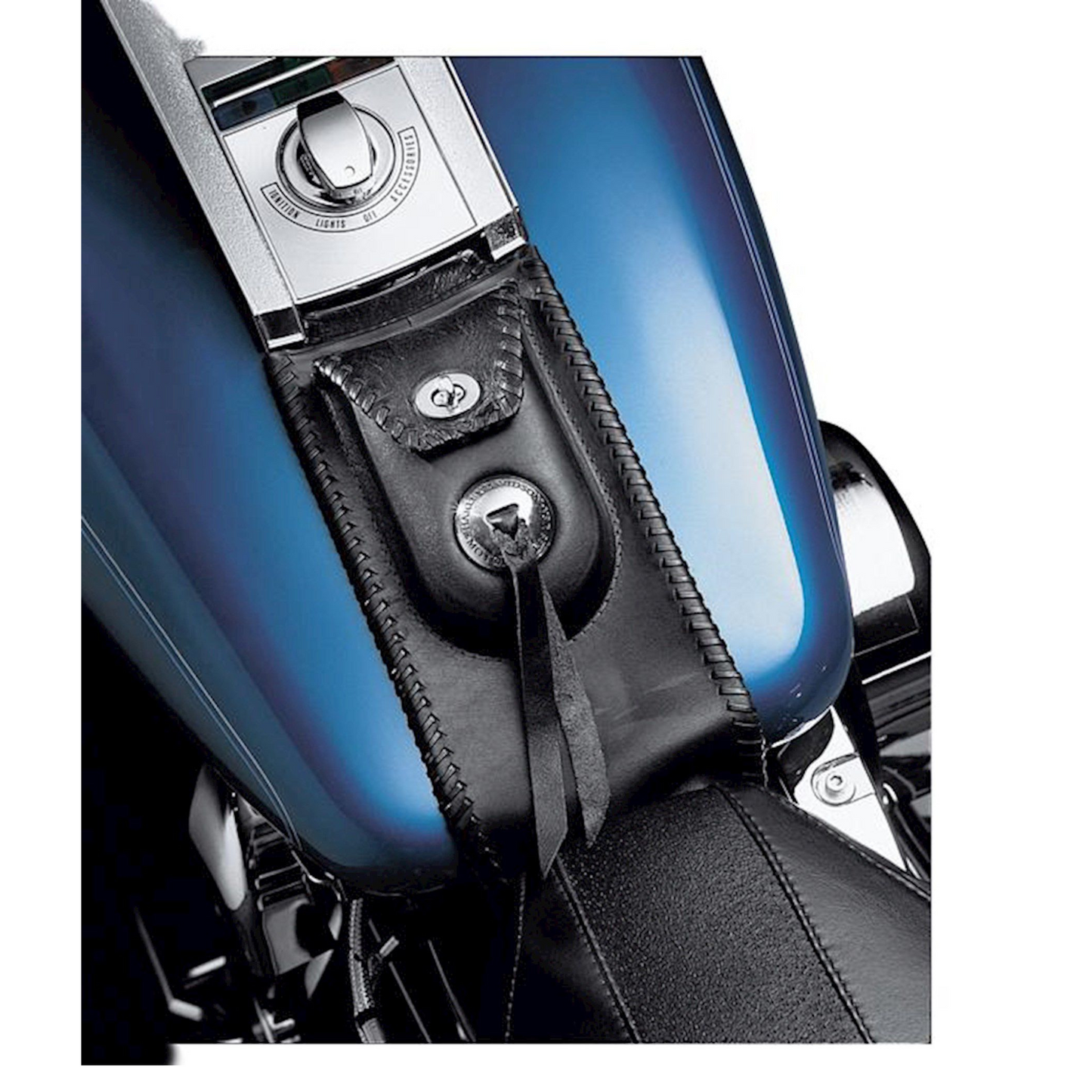 Harley-Davidson® Leather Tank Panel with Pouch