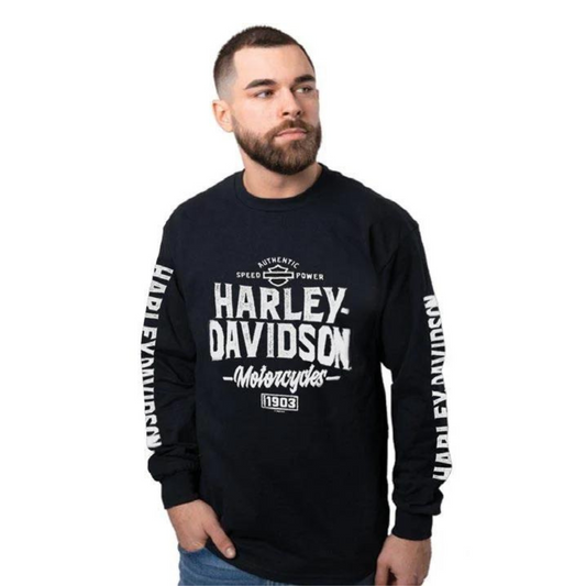 Gasoline Alley Harley-Davidson® Long Sleeve Dealer Tee – Brawn