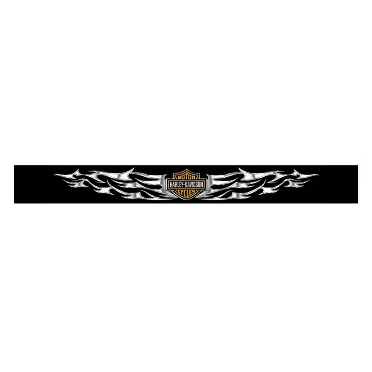 Harley-Davidson® Flames Bar & Shield Windshield Sunshade Decal