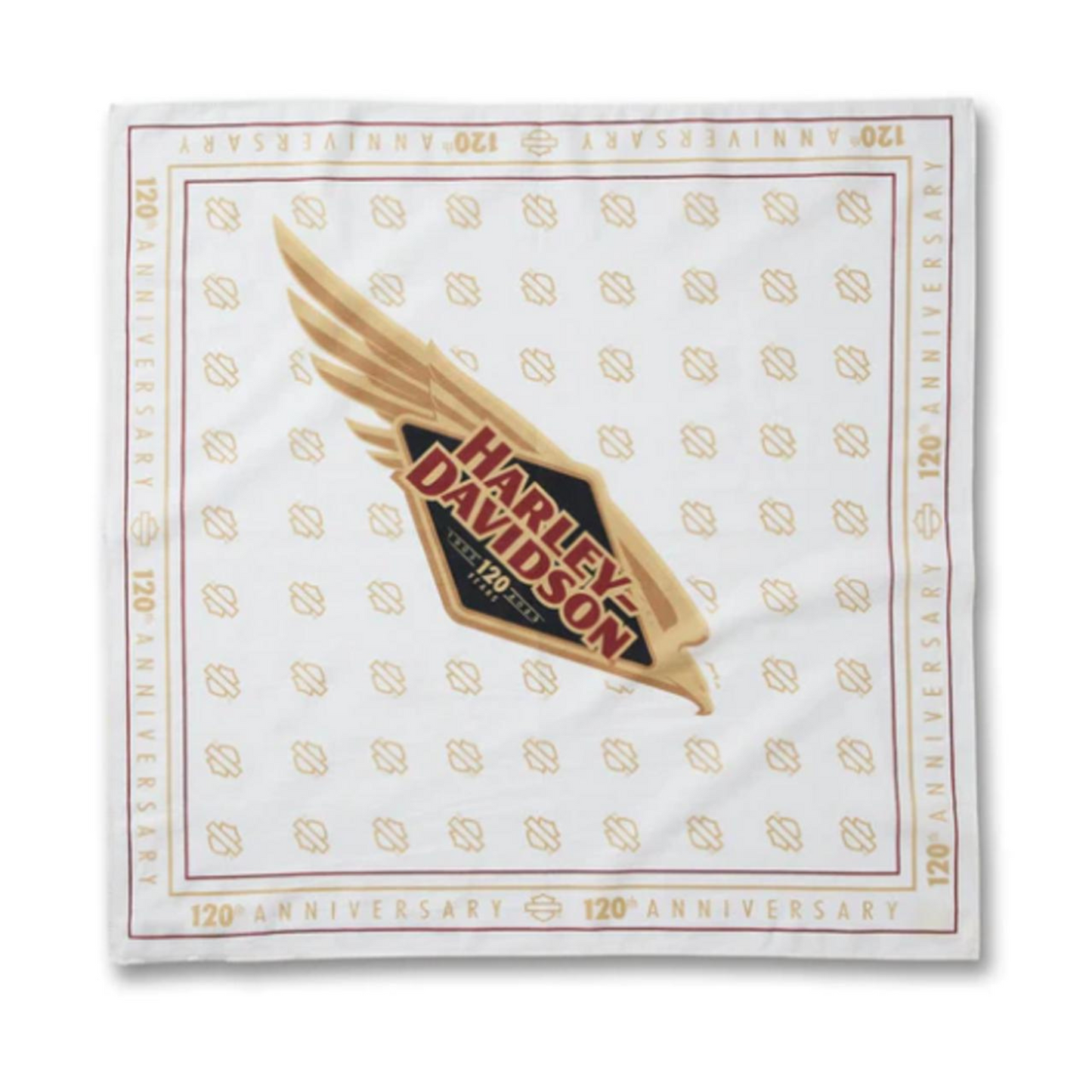 Harley-Davidson® 120th Anniversary Speedbird Bandana - Cloud Dancer