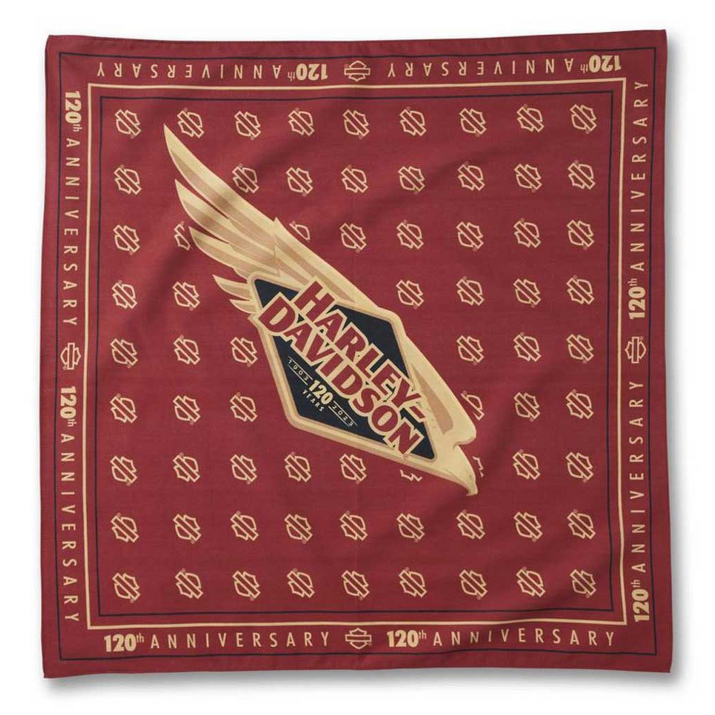 Harley-Davidson® 120th Anniversary Speedbird Bandana - Merlot