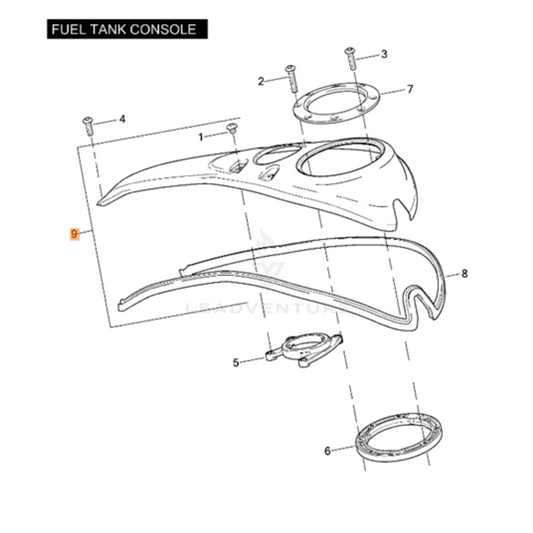 Harley-Davidson® FXD & FXDX CVO Chrome Console