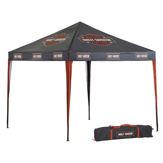 Harley-Davidson® Bar & Shield Instant Outdoor Canopy - Steel Frame Construction