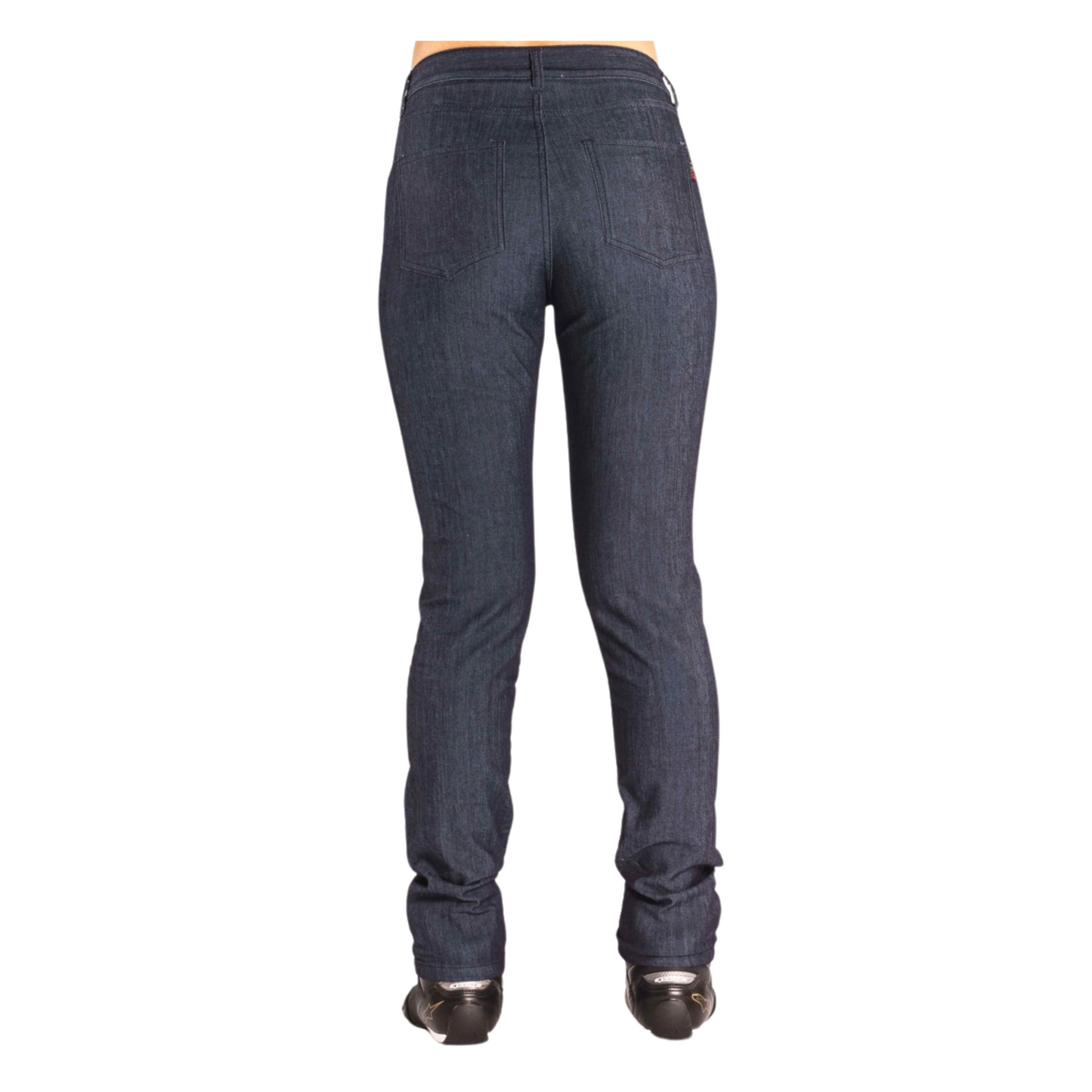 TKD Jeans - Women's Kevlar Lined Amber H/Rise Superstretch Slim Blue