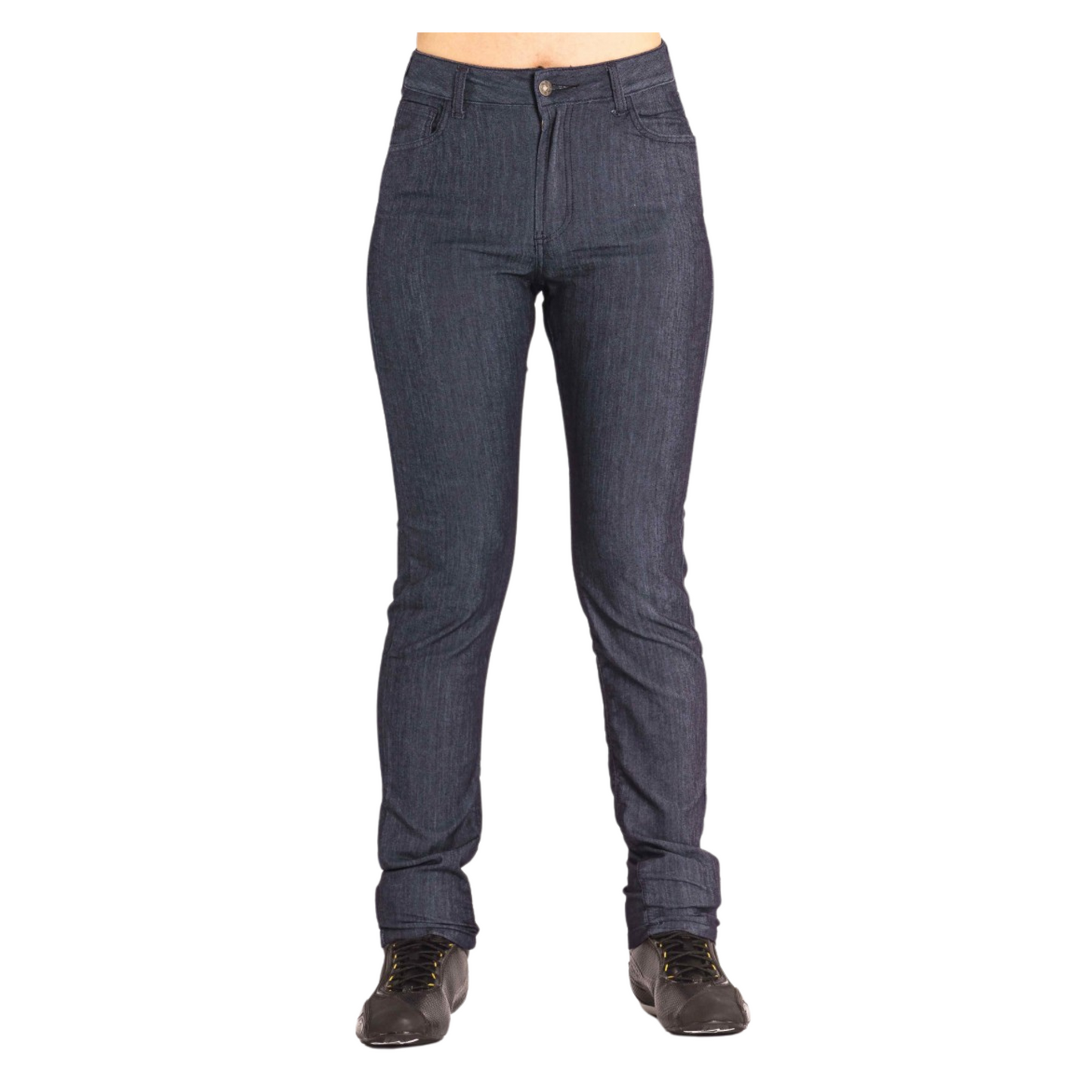 TKD Jeans - Women's Kevlar Lined Amber H/Rise Superstretch Slim Blue