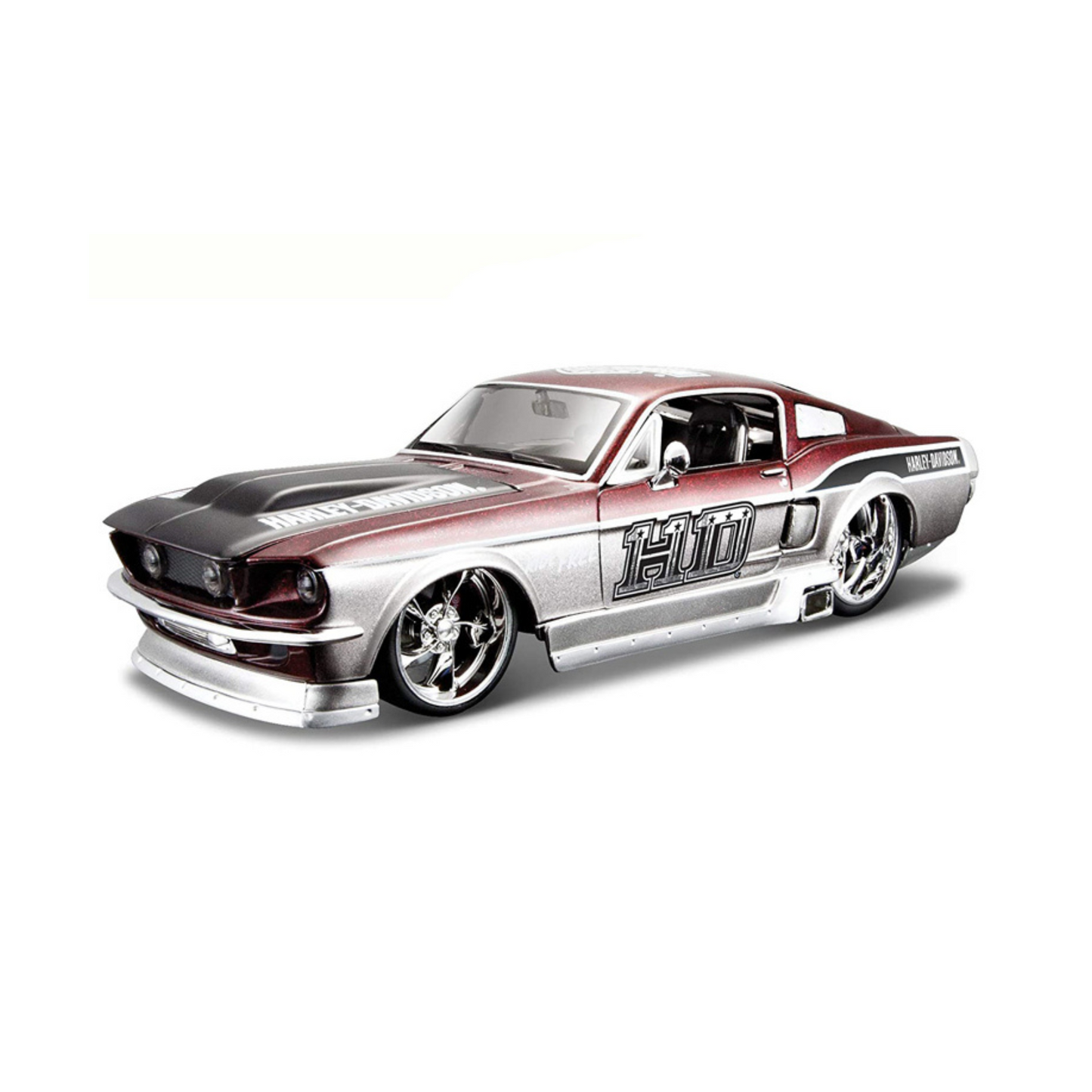 Harley-Davidson® 1:24 Diecast Model Car - 1967 Ford Mustang GT