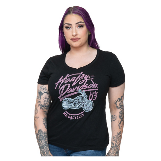 Gasoline Alley Harley-Davidson® Women's Dealer Tee - Control