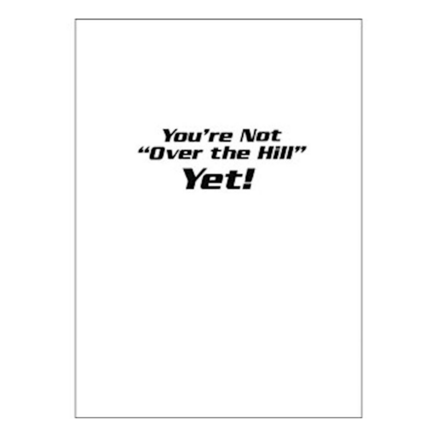 Harley-Davidson® Not Over The Hill Birthday Greeting Card