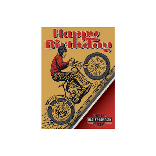 Harley-Davidson® Not Over The Hill Birthday Greeting Card