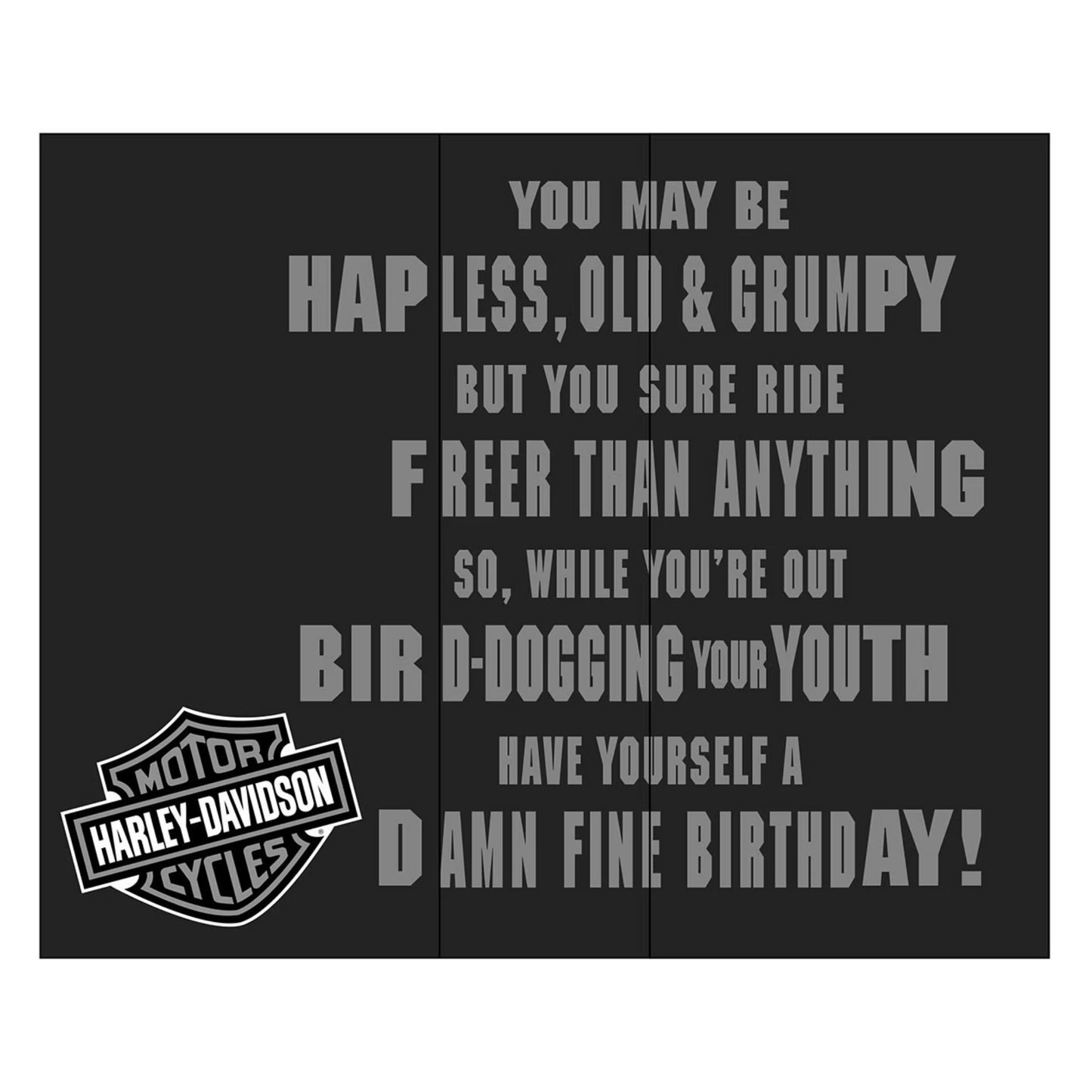 Harley-Davidson® Happy F-ing Birthday Card