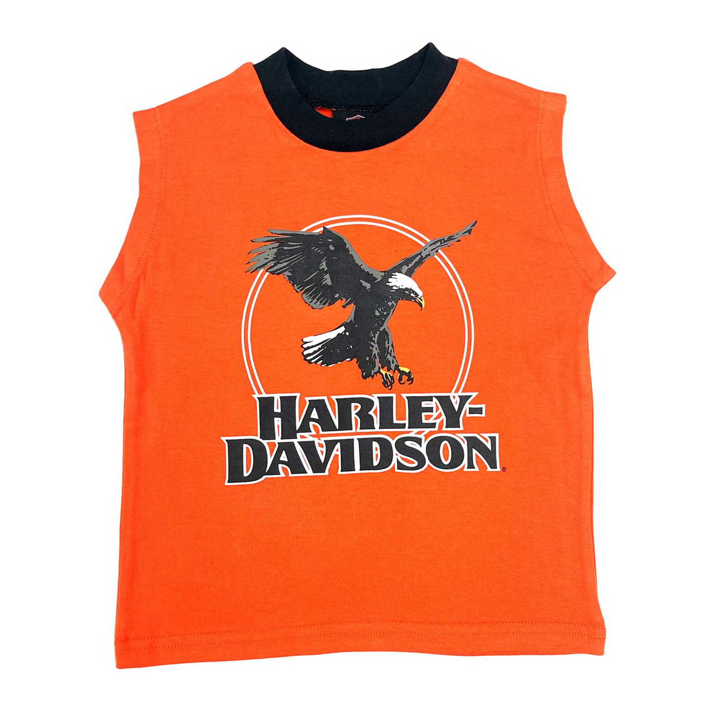 Harley-Davidson® Boys' Soaring Eagle Sleeveless Muscle Tee - Orange