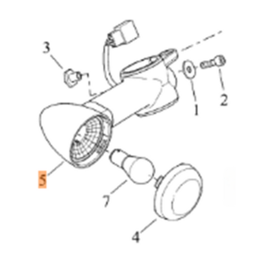 Harley-Davidson® Front Right Turnsignal - XG500/750 '17-'20