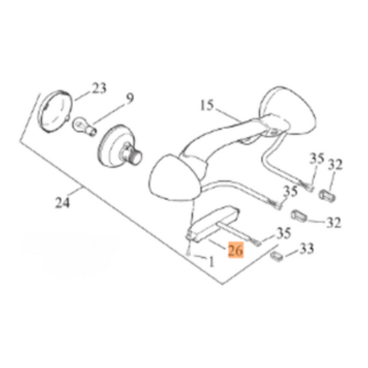 Harley-Davidson® License Plate Illuminator - Touring