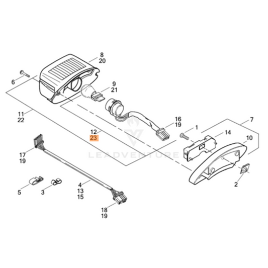 Harley-Davidson® Tail Lamp Socket Assembly