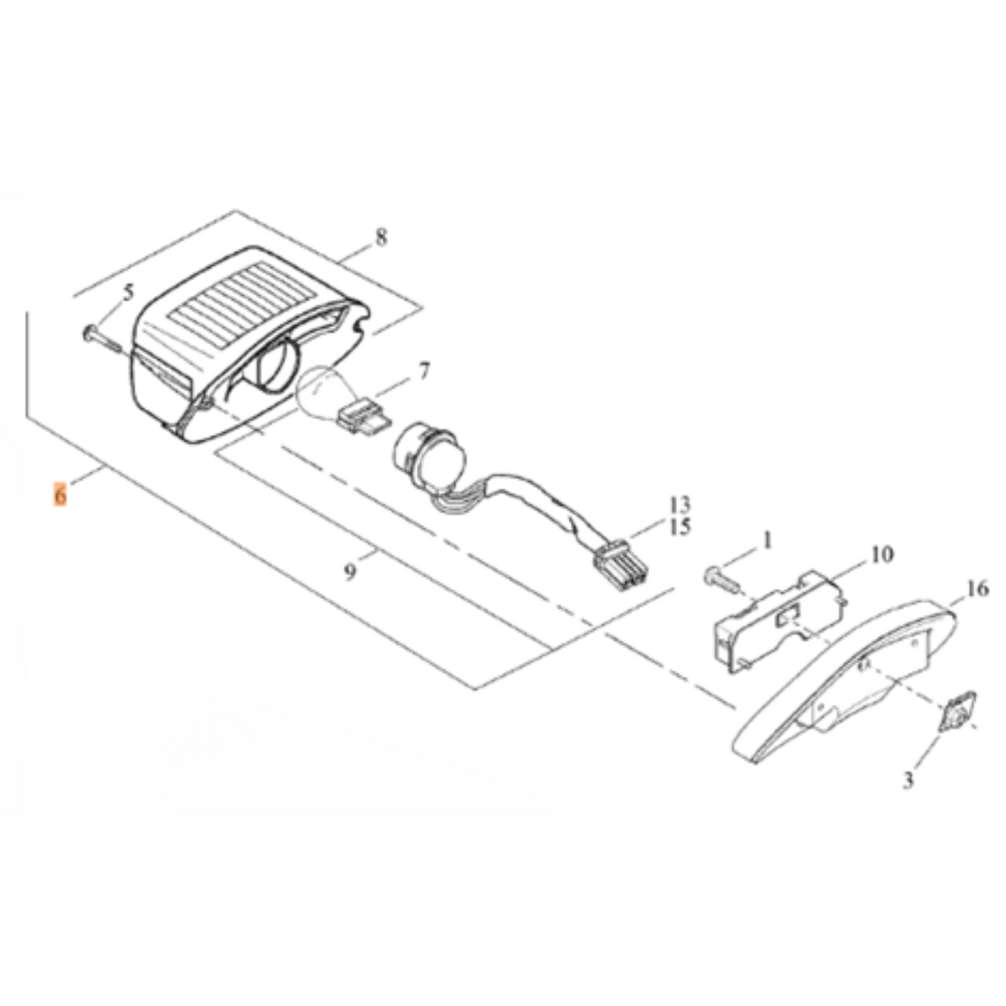 Harley-Davidson® Tail Lamp Assembly